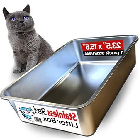 iprimio ultimate stainless steel cat xl litter box|stainless steel litter box enclosure.